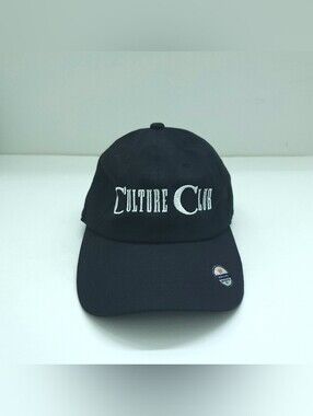 Culture Club Boy George Black Embroidered Baseball Cap Adult Strap Back - New